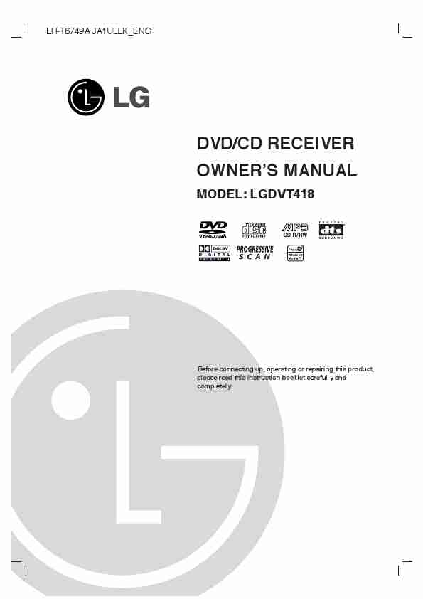 LG Electronics DVD Player DVT418-page_pdf